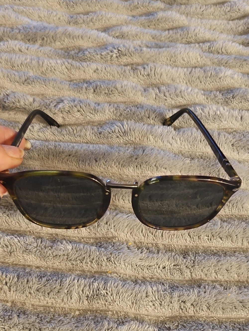PERSOLS!  UNISEX signature tempered crystal glass Sunglasses!!! Rare